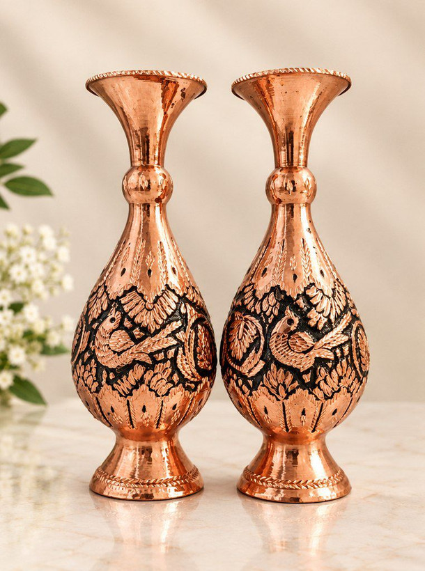 گلدان مسی