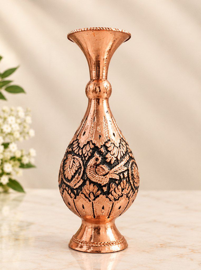 گلدان مسی