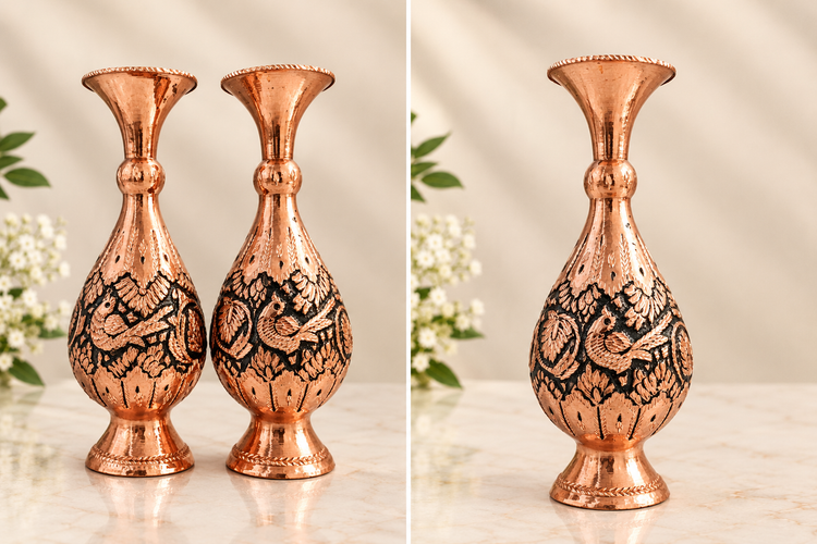 گلدان مسی