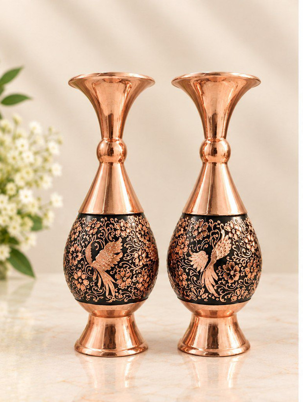 گلدان مسی پرداز